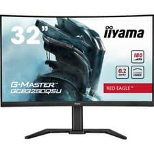Image of iiyama G-Master GCB3280QSU-B2 Red Eagle 32 Inch Curved Gaming Monitor, Black, 25