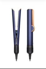 Image of Dyson Airstrait™ Hair Straighteners (Blue/Copper) 