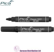 Image of PICA CLASSIC PERMANENT MARKER PEN, BLACK - 520-46