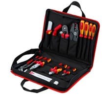 Image of Knipex 00 21 11 Tool Bag "Compact" Electro - Set of 12