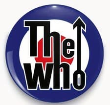 Image of the Who - Arrow Target Logo Pin Badge LOW STOCK