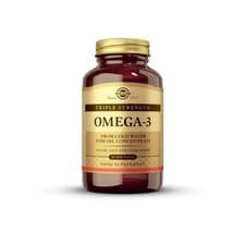 Image of Solgar Triple Strength Omega 3 - Supports Brain & 50 count (Pack of 1), Brown