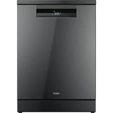 Image of Haier XF 6B0M3PDA-80 i-Pro Series 5 Full Size Dishwasher Graphite B Rated
