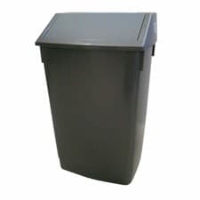 Image of Addis 54Ltr Plastic Swing Top Litter Bin Waste Rubbish Refuse Colours Kitchen 