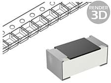 Image of 100X RC0201FR-07100KL Resistor: thick film SMD 0201 50mW -55-125°C YAGEO
