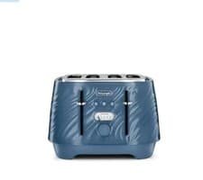 Image of De'Longhi 4 Slice Toaster Icona Capitals 1800w CTOC4003BL - London Blue