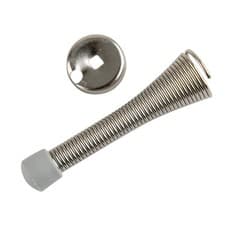 Image of Amazon Basics Spring Door Stop, 11-Pack, Brushed Nickel