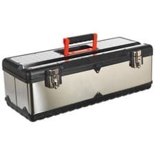 Image of Sealey Stainless Steel Toolbox 660mm with Tote Tray