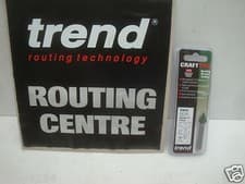 Image of TREND C043X1/4TC C043 60* CHAMFER V GROOVE TCT ROUTER CUTTER BIT 1/4" SHANK