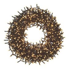 Image of LED String Christmas Lights 1500 Warm White Timer IP44 Indoor Outdoor Home