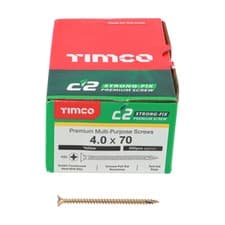 Image of Timco C2 Strong-Fix- Multi-Purpose Premium Screws - PZ2 - Packs of 200 Screws