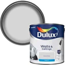 Image of Dulux Matt Smooth Creamy Emulsion Walls Ceilings Paint Polished Pebble