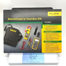 Image of Fluke 117/323 Electricians Combo Kit Digital Multimeter Clamp Meter New
