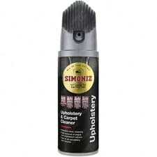 Image of Simoniz Car Upholstery Fabric & Carpet Cleaner Foam Stain Remover Brush 400ml