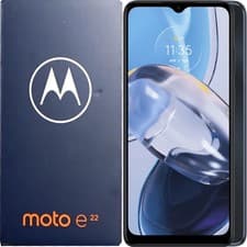 Image of Brand New In Box Unopened Motorola Moto e22 - Astro Black - 4gb Ram - 64 gb Rom