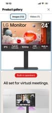 Image of LG 24BA650 24" IPS 100Hz Full HD Monitor 1920x1080, USB-C, 16:9 Aspect Ratio