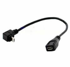 Image of Micro USB Extension Cable 5 Pin Male to Female OTG Charging Data 0.25m