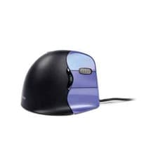 Image of BakkerElkhuizen Evoluent 4 Small Wired Right Handed Vertical Mouse Black/Purple