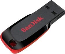 Image of SanDisk Cruzer Blade USB 128GB USB 2.0 Flash Drive Memory Stick
