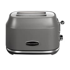 Image of Rangemaster Classic 2-Slice Toaster Grey, Long Slots, 6 Browning Levels & Bagel