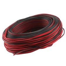 Image of Loud Speaker Cable red / black 2x 0.75 mm² 1M to 100M. Excellent Quality, CCA