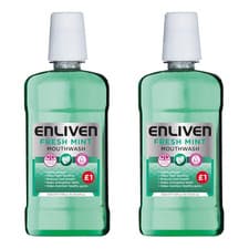 Image of Enliven Freshmint Mouthwash 500ml ,Fresh Breath, Oral Care, Antibacterial
