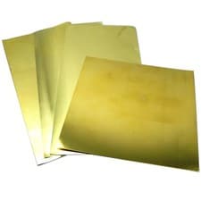 Image of Brass Shim (Sheet) .001 .002 .003 .005  #258 K&S Precision Metals - FZ258