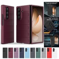 Image of For Samsung Galaxy Z Fold 7 6 5 4 3 5G Soft Silicone Cover Shockproof Phone Case