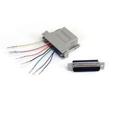 Image of StarTech DB25 to RJ45 Modular Adapter - M/F