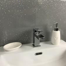 Image of Grey Sparkle 1m x 2400mm x 10mm Shower Wall Panel, Easy To install Wall Panels