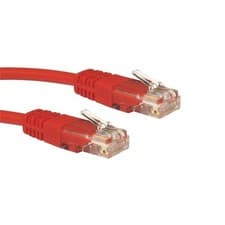 Image of Cables Direct 10m Cat5e networking cable U/UTP UTP Red