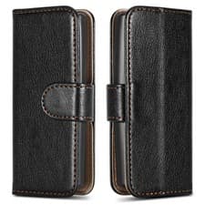 Image of For Nokia 105 4G (2023) Case, Leather Wallet Flip Stand Shockproof Phone Cover