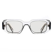 Image of Prada Sunglasses PR17WS 12R30B Transparent Grey Light Grey