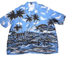 Image of HUGO BOSS Lars O Camp Shirt Mens 2XL Short Sleeve Button-Up NWT