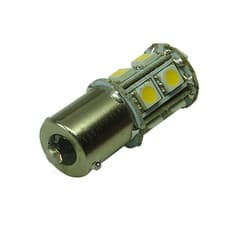 Image of BA15S 13SMD 12v 24v (10-30v) DC 2.6W Warm White LED Bulb Caravan Boat 2013