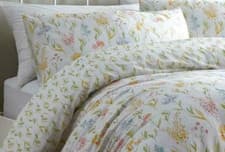 Image of Portfolio Wildflower Floral Reversible Duvet Cover Set King Multi Pink Green