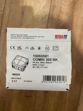 Image of 5 X BLACK Wiska 308/5 Combi Junction Box IP66 -empty no terminals - Outdoor Use