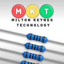 Image of 1/2W 0.5W Metal Film Resistors 1% tolerance 1 ohm to 10M ohm available 10 pack