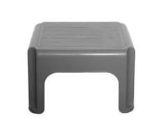 Image of Plastic Step Up Stool Multi Purpose Lightweight Kitchen Bathroom Office Ladder