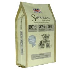 Image of Simpsons Premium| Adult Dog Dry- Chicken/ Fish/ Turkey- Grain Free- 12kg
