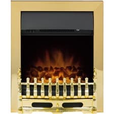 Image of Adam Blenheim Electric Fire in Brass