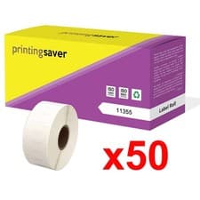 Image of Compatible For Dymo Labelwriter Thermal Address Labels 19x51mm 11355 500 Labels