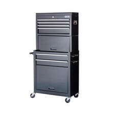 Image of SGS Mechanics 6 Drawer Tool Box Chest & Roller Cabinet, Smooth Drawers & Locks