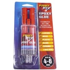 Image of Strong Fast Rapid 5 Minute Resin & Hardener Epoxy Adhesive Super Glue Syringe