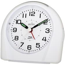 Image of Acctim Europa Analogue Alarm Clock Non Ticking Sweep Quartz Energy Efficient