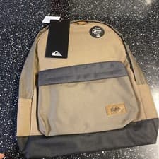 Image of QUIKSILVER EVERYDAY POSTER PLUS 25L BACKPACK – KHAKI AND GRAY - BNWT