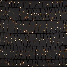 Image of LED Christmas String Lights 2000 Warm White Timer Fairy Indoor Outdoor 37.5m