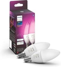 Image of Philips Hue E14 White And Color Ambiance bulbs - 470 Lumen - BNIB