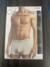 Image of Genuine Authentic Calvin Klein 3 Low Rise Trunks U2664GXWB Black Classic Fit M