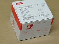 Image of ABB S204M - D16 CIRCUIT BREAKER THERMAL MAG 4 POLE 16A (1120)